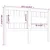 Vidaxl Posteljno vzglavje 125,5x4x100 cm trdna borovina