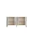 Hanah Home komoda Nota 150, 150 cm, hrast Sapphire / bela / zlatna
