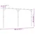 Vidaxl Vrtna pergola 410x40x203 cm lesena