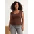 Trendyol Curve Ženska bluza Tbbss26Af00048, Braon