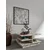Hanah Home Klub sto Skull, 80x40x80 cm, Prljavo beli