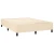 vidaXL vidaXL Box spring postelja z vzmetnico krem 140x200 cm blago, (20893095)