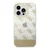 Maska Guess PC/ TPU Peony Glitter Script Logo za iPhone 14 Pro, Zlatna