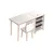 HANAH HOME Radni sto Soho White Grey