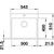 BLANCO pomivalno korito SUBLINE 500-IF/A SteelFrame 520932