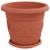 Saksije za biljke 6 pcs Crvena cigla O 30 x 25 cm Plastika