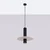 Sollux SL.1882 - Luster na sajli PELTA 1xGU10/10W/230V crna/krem