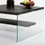 HANAH HOME Aqua Klub sto, 75x40x75cm, Antracit