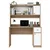 Hanah Home Radni sto i polica za knjige, Beli