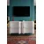 Hanah Home komoda Ilay 120, 120 cm, bela / zlatna