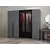 Hanah home Ormar Kale Plus 225x210x52cm Sivi