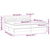 vidaXL Box spring postelja z vzmetnico moder 200x200 cm blago