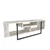 Hanah Home TV Komoda Asal 120, 120x40,2x35,2 cm, Belo-Crna