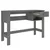 Radni stol HAMAR tamnosivi 110 x 40 x 75 cm od masivne borovine