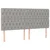 Vidaxl Box spring postelja z vzmetnico svetlo siva 180x200 cm blago