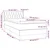 Vidaxl Box spring postelja z vzmetnico temno siva 90x200 cm blago