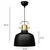 Opviq Luster AYD-3724, Crni