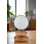 Opviq Stona lampa Mars, Braon-bela