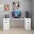 Hanah Home radni sto Alen 180cm 2 Drawer 2 Cabinet, 180 cm, beli