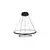 Rabalux Visilica Jasero, LED, Sa daljinskim, 42W, CCT, o51cm, Crna