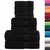 8-dijelni vrhunski set ručnika SOLUND crni 600 gsm