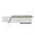 Hanah Home TV Komoda Zonas, 180x28,6x35 cm, Bela