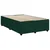 VIDAXL Box spring postelja z vzmetnico temno zelena 120x200 cm žamet