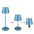 Globo 58488BL-LED VANNIE stona lampa, prigušiva, dodirna, punjiva, za spoljnu upotrebu, 3W/5V IP54 1800mAh, plava
