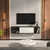 HANAH HOME TV polica Teo Floating Black White