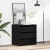 Ormar s ladicama Crna 61 x 41 x 58 cm Konstruirano drvo