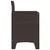 Vrtna stolica 2 pcs Smeđa 53 x 49 x 85 cm Polipropilen