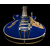 Duesenberg Starplayer TV Blue Sparkle električna gitara sa koferom