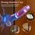 SuperLove LED Vibrating Dildo with Balls & Remote Small