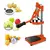 3-in-1 manual juicer for citrus fruit and pomegranates, Orange colour