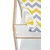 HANAH HOME Višenamenska polica Multipurpose Shelves 4 White Yellow