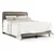 Svetlo rjava boxspring postelja 200x200 cm Dove – Maison de Reve