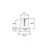 Gumb za potenciometer N-1 6mm os bela 16mm