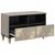 TV ormar s ladicama Siva 70 x 33 x 46 cm Čvrsto drvo manga