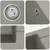 Umivaonik Siva 780 x 500 mm 80% kvarc i 20% smola