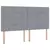 Krevet s od storage s pohranom Svjetlosiva 180 x 200 cm Tkanina