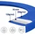 Osłona Sprężyn Do Trampoliny SPRING PAD Niebieska 244-252 CM 8FT