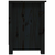 TV ormarić crni 103 x 36,5 x 52 cm od masivne borovine