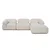 Atelier del Sofa Ugaona garnitura 95x75x288cm Bela