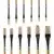 Pop brush Bruegel Set četkica za crtanje ravna, natural, 12 komada