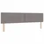 Vidaxl LED Box Spring Postelja z blazino Taupe 200 x 200 cm blago