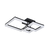 Rabalux LED Luster Amilia, 22W, DIP Switch, 47x47cm, Crni