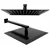 Rea Ultra Slim Square 30x30 aluminijast deževnik Black Matt