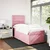 Vidaxl Box spring postelja z vzmetnico roza 90x190 cm žamet