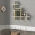 Hanah Home Zidna polica Juke, 81,8x80x18 cm,Krem