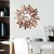 Wallity Ogledalo Mirror Sun 3, 75x75x4cm, Šareno